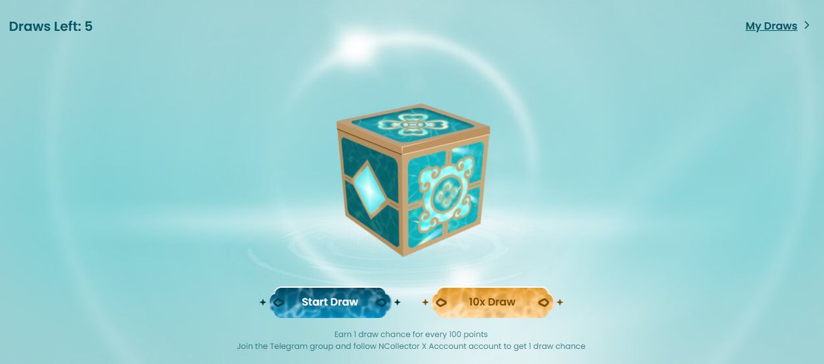 Don’t miss out on your free draw!

For every 100 NC Points you accumulate, you get a chance to draw the lucky box and win exciting prizes 

Best of all, the draw won't use up your NC Points!