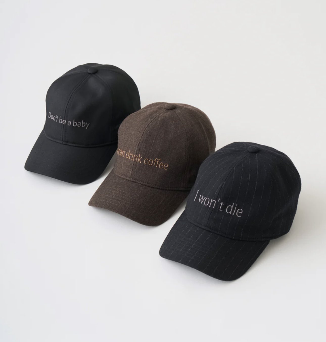 Don't be a baby 6PANEL CAP abyts 佐藤健 新品 6PANEL CAP(受注予約受付終了) – ABYTS