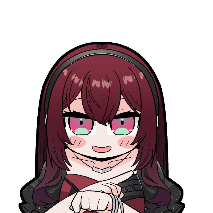 どやぁな蜜乃木ジルさん #vtuberさんスタンプ風に描いた #Jill_Illust