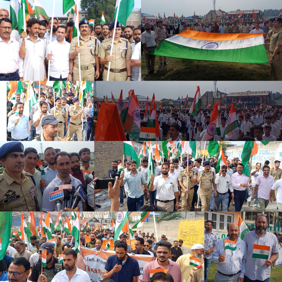 DISTRICT POLICE HANDWARA (@handwarap) on Twitter photo Mega Tiranga Rally in Handwara today! 🇮🇳
Led by SSP & ADC Handwara under #HarGharTiranga & #AzadiKaAmritMahotsav. Hundreds of students, police & citizens joined to celebrate unity and patriotism. 🇮🇳 #IndependenceDay2025
<a href="/JmuKmrPolice/">J&K Police</a>
<a href="/KashmirPolice/">Kashmir Zone Police</a>
<a href="/DIGBaramulla/">DIG of Police NKR Baramulla</a> Mega Tiranga Rally in Handwara today! 🇮🇳
Led by SSP & ADC Handwara under #HarGharTiranga & #AzadiKaAmritMahotsav. Hundreds of students, police & citizens joined to celebrate unity and patriotism. 🇮🇳 #IndependenceDay2025
<a href="/JmuKmrPolice/">J&K Police</a>
<a href="/KashmirPolice/">Kashmir Zone Police</a>
<a href="/DIGBaramulla/">DIG of Police NKR Baramulla</a>