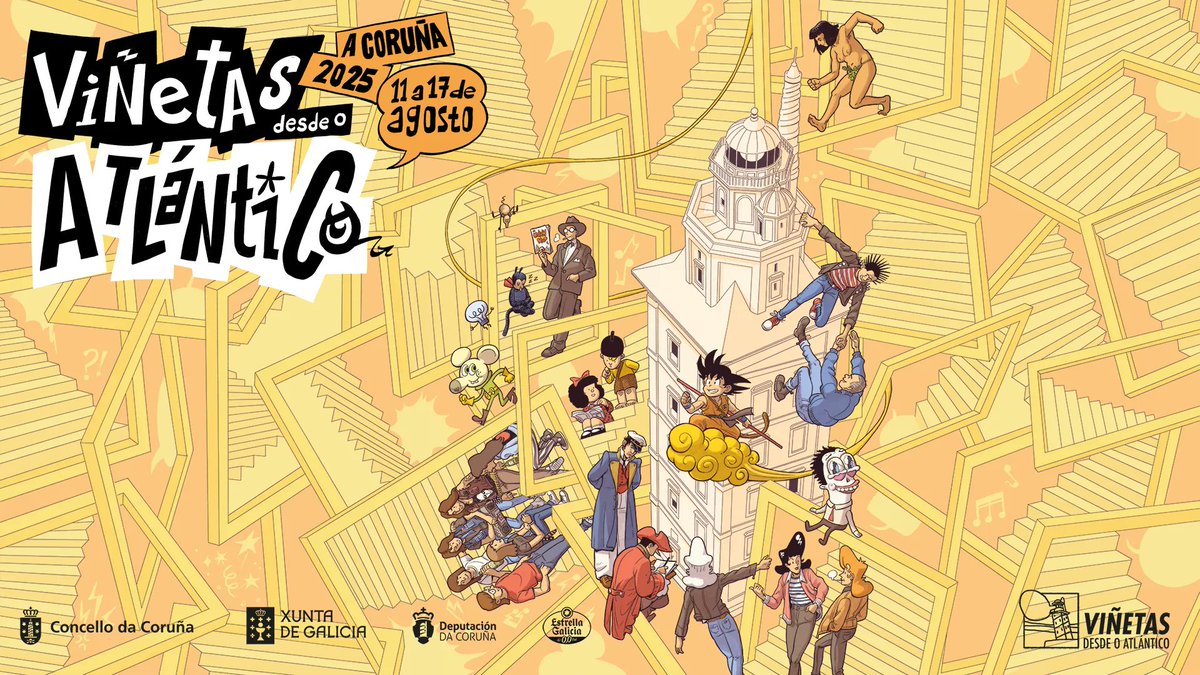 Viñetas y bocadillos (@vinetabocadillo) on Twitter photo Hasta el día 17 se celebra Viñetas desde o Atlántico centrada en la música, la banda diseñada y Castelao. Con más de 70 autores nacionales e internacionales y 20 exposiciones <a href="/VinetasCoruna/">Viñetas desde o Atlántico</a> rtve.es/noticias/20250… Hasta el día 17 se celebra Viñetas desde o Atlántico centrada en la música, la banda diseñada y Castelao. Con más de 70 autores nacionales e internacionales y 20 exposiciones <a href="/VinetasCoruna/">Viñetas desde o Atlántico</a> rtve.es/noticias/20250…