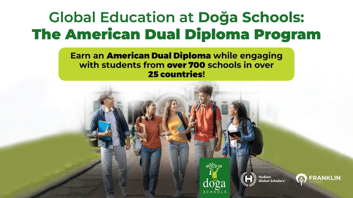 Global liderler Doğa'da!🌍 Amerikan Çift Diploma Programımız ile 25'ten fazla ülkeden ve 700'den fazla okuldan öğrenciyle tanış, uluslararası bir ağ ile dünyanın kapılarını arala🎓 
Uluslararası geçerliliği olan bir diploma sahibi olmak için kampüslerimizle iletişime geçin!