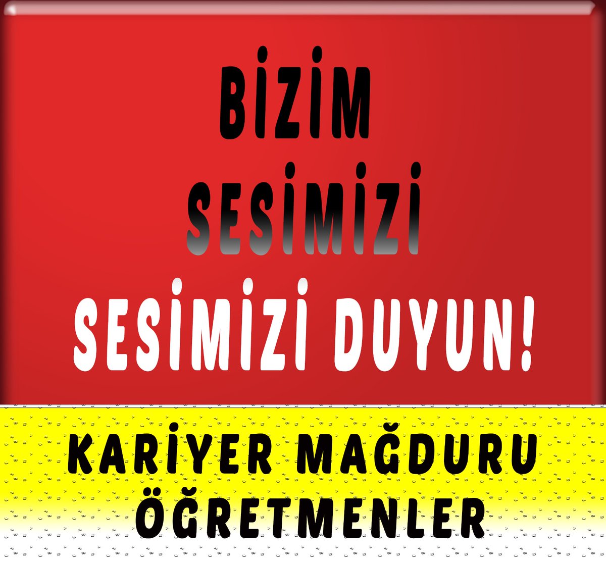 Emeklerimizin karşılığını almak istiyoruz <a href="/_aliyalcin_/">Ali YALÇIN</a>
#kariyermagdurlari