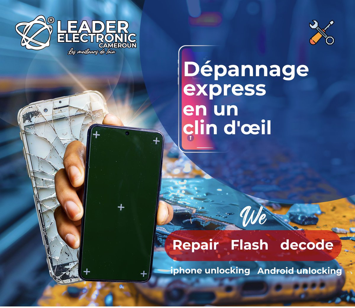 RollyElectronic's tweet photo. 🛠️Mardi Dépannage &amp; Réparation 
Un appareil qui fait des siennes ? 
Ne stresse pas , C’est notre journée pour remettre tes appareils en forme 💪📱💻
Contactez-nous dès aujourd’hui pour un diagnostic rapide et une réparation efficace ! 
#MardiDepannge #ReparationExpress #Tech https://t.co/HrlmzGDEq2