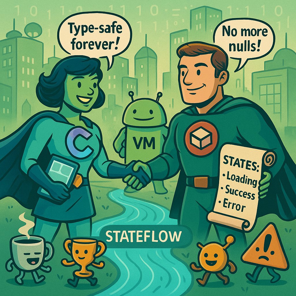 MrNeo09's tweet image. 💚 Compose + Sealed Classes = UI State Management Heaven 💍

No messy if-else logic.
No forgotten states.
Just type-safe, clean, predictable UI updates ✨.

📖 Read full love story → medium.com/@vaibhav.shaky…

#Kotlin #JetpackCompose #SealedClasses #AndroidDev #StateManagement