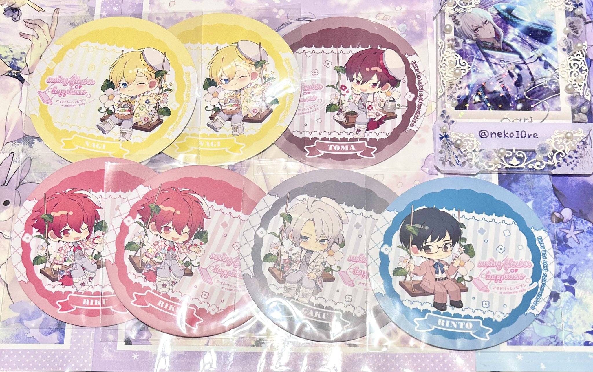 アイナナ アニカフェ アクスタ ステッカー 三月 環 壮五 ナギ アイナナ アニカフェ アクスタ ステッカー 三月 環 壮五 ナギ