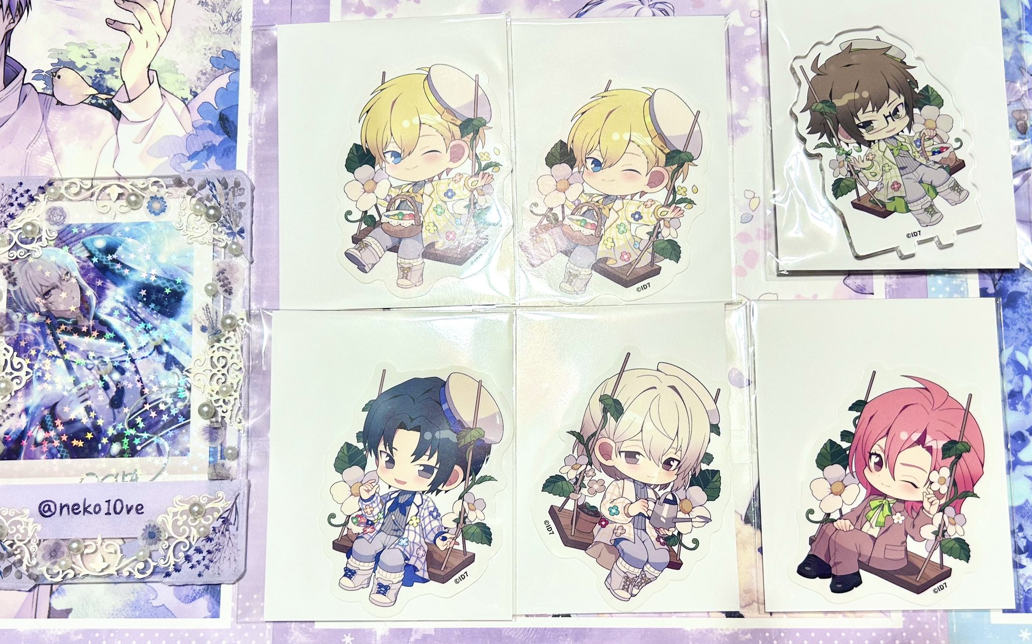 アイナナ アニカフェ アクスタ ステッカー 三月 環 壮五 ナギ