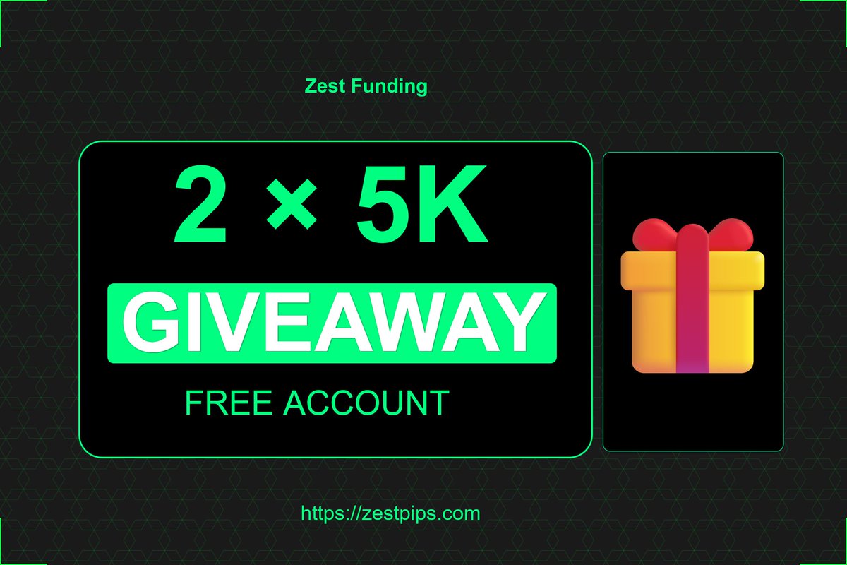 GIVEAWAY ALERT

Rules: 
✅ Must Follow: <a href="/zestpips/">Zest Funding</a>, <a href="/babujin_fx/">Abdulkadir</a> and <a href="/Bigbr0_Fx/">Abubakar</a>

❤️ Like  
🔁 Reposts
👥 Tag 4 trader friends
💬 Join Discord: discord.gg/du5qKAA2eg (mandatory) 📩 Comment proof, choosing who join discord

⏰ Winners in 72h — don’t miss out!