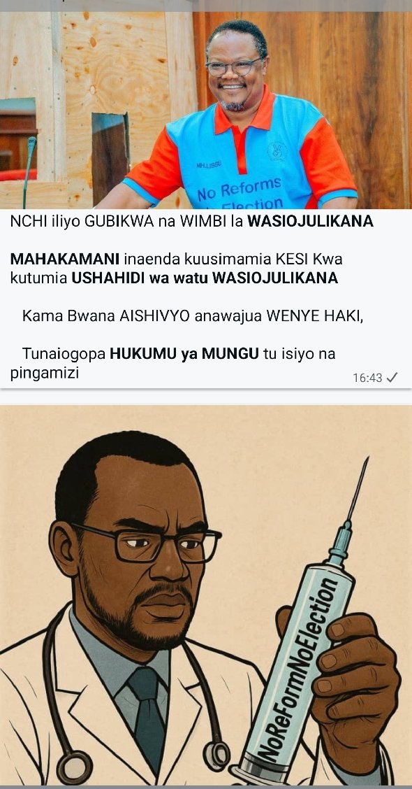 Watu WASIOJULIKANA kuwa MASHAHIDI WA SERIKALI au JAMUHURI katika KESI ya TL tu

#MUNGU HADHIAKIWI anawajua WENYE HAKI