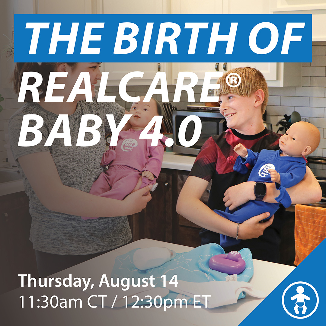 👶 BIG NEWS! Join us Aug. 14 for the first-ever webinar on #RealCareBaby 4 — our most advanced infant simulator yet!
✔ New care events &amp; mishandle scenarios
✔ 2 updated curricula
✔ Student app w/ real-time feedback
📅 8/14 | 11:30am CT
Register: bit.ly/3UmYWrN