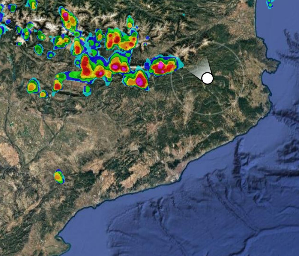 Radar 15:35h ⛈️🌧️