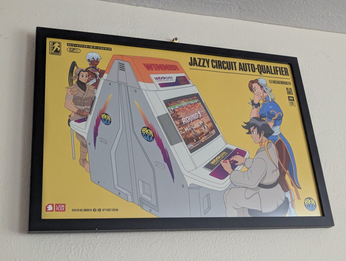 The wall space above my NAC was looking empty these past few months. I finally corrected it this morning. Shout-out to <a href="/lionplex/">LIONPLEX</a> for designing this awesome poster!🔥🔥🔥