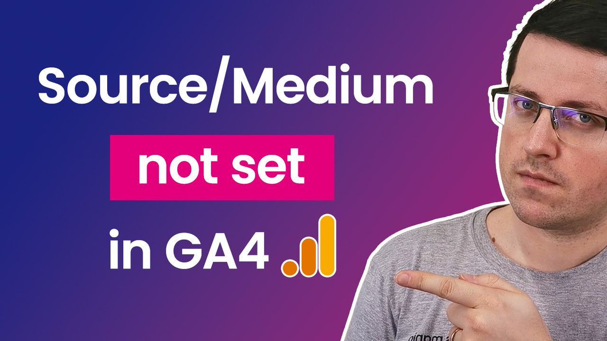 fedorovicius's tweet image. New video: Seeing not set source and medium in Google Analytics 4 can stem from a variety of factors. This tutorial explains the most likely causes and walks you through practical ways to both fix and prevent it.

buff.ly/ULwmyX9

#ga4 #googleanalytics #googleanalytics4