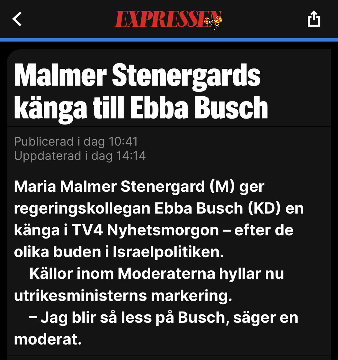 Det finns tillfällen då principfasthet trumfar realpolitik.  Det är den situationen vi har nu. <a href="/moderaterna/">Moderaterna</a> är ovärdiga att sitta i regeringsställning - vi behöver nyval och en regering som inte inkluderar M. Om vi får S-politik oavsett vad är det bättre att S anvarar för den.