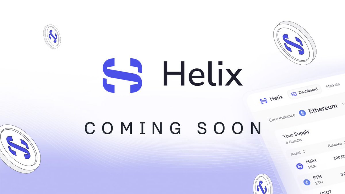 Helix's tweet image. Helix — Coming Soon 🔜