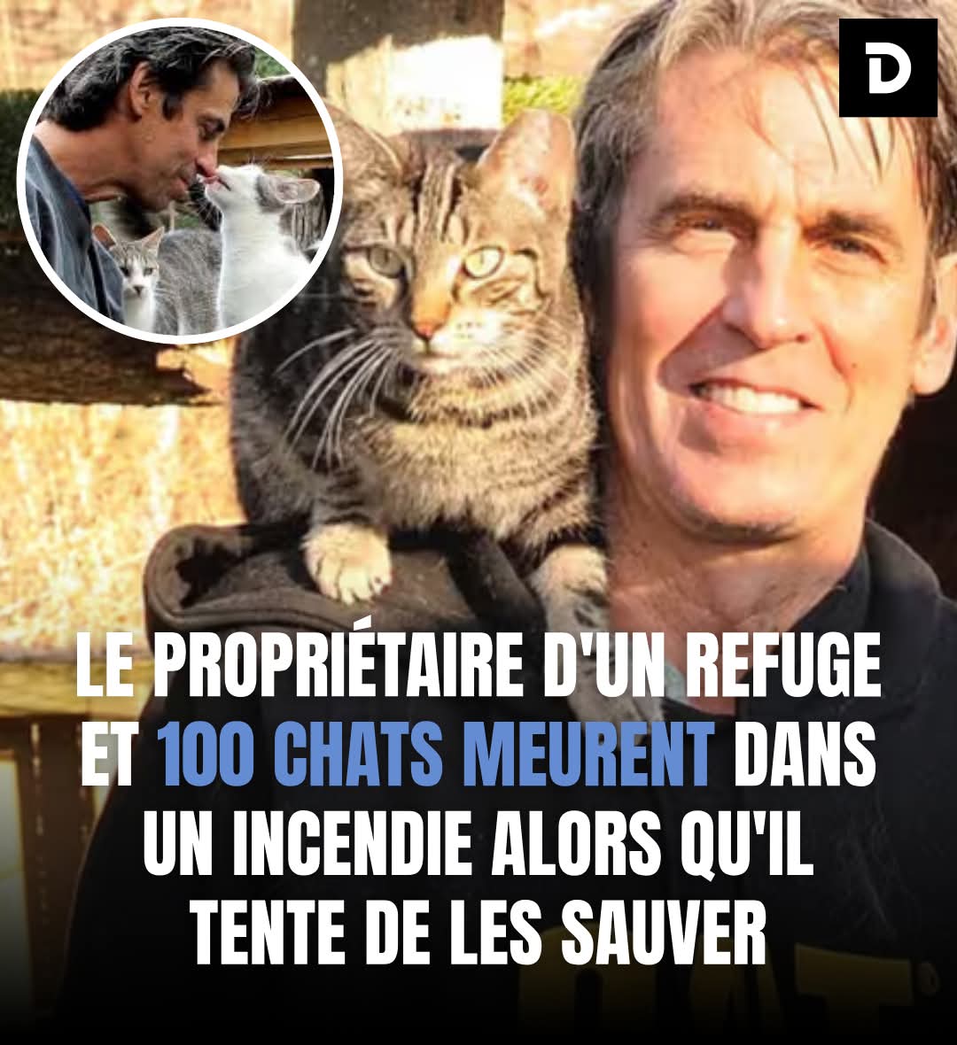 Il dédiait sa vie et tout son argent aux animaux. Une enquête a été ouverte alors que l'incendie pourrait avoir des origines criminelles.
➡ demotivateur.fr/rHH