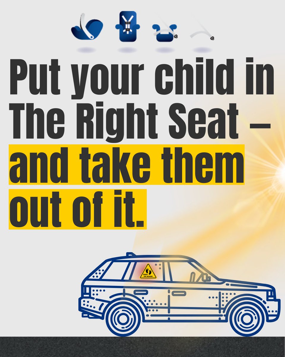 More than half of all child hot car deaths are because a child was forgotten in the back seat.

Once You Park, Stop. 🛑 Look. 👁️ Lock. 🔒

#CoolDownTuesday