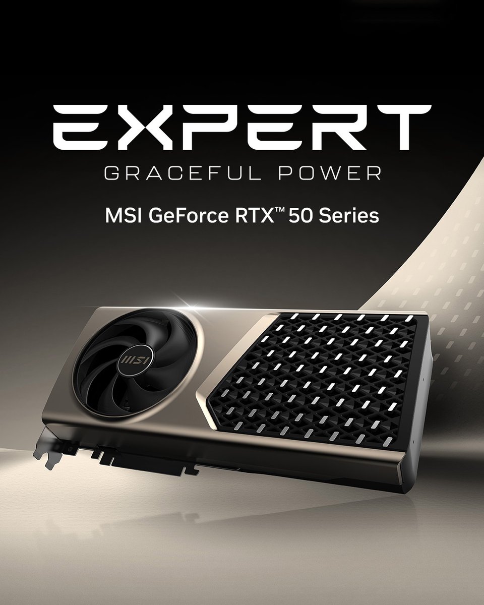 msigaming_de's tweet photo. Möchtest du eine Karte, die alles kann?
Dann lerne EXPERT kennen✨
Sichere Leistung und schickes Design in einem selbstbewussten Paket.
Bist du bereit, die Kontrolle zu übernehmen? 😎
#MSIGraphicsCard #RTX50 #msiEXPERT https://t.co/57N0Qgk7Ee