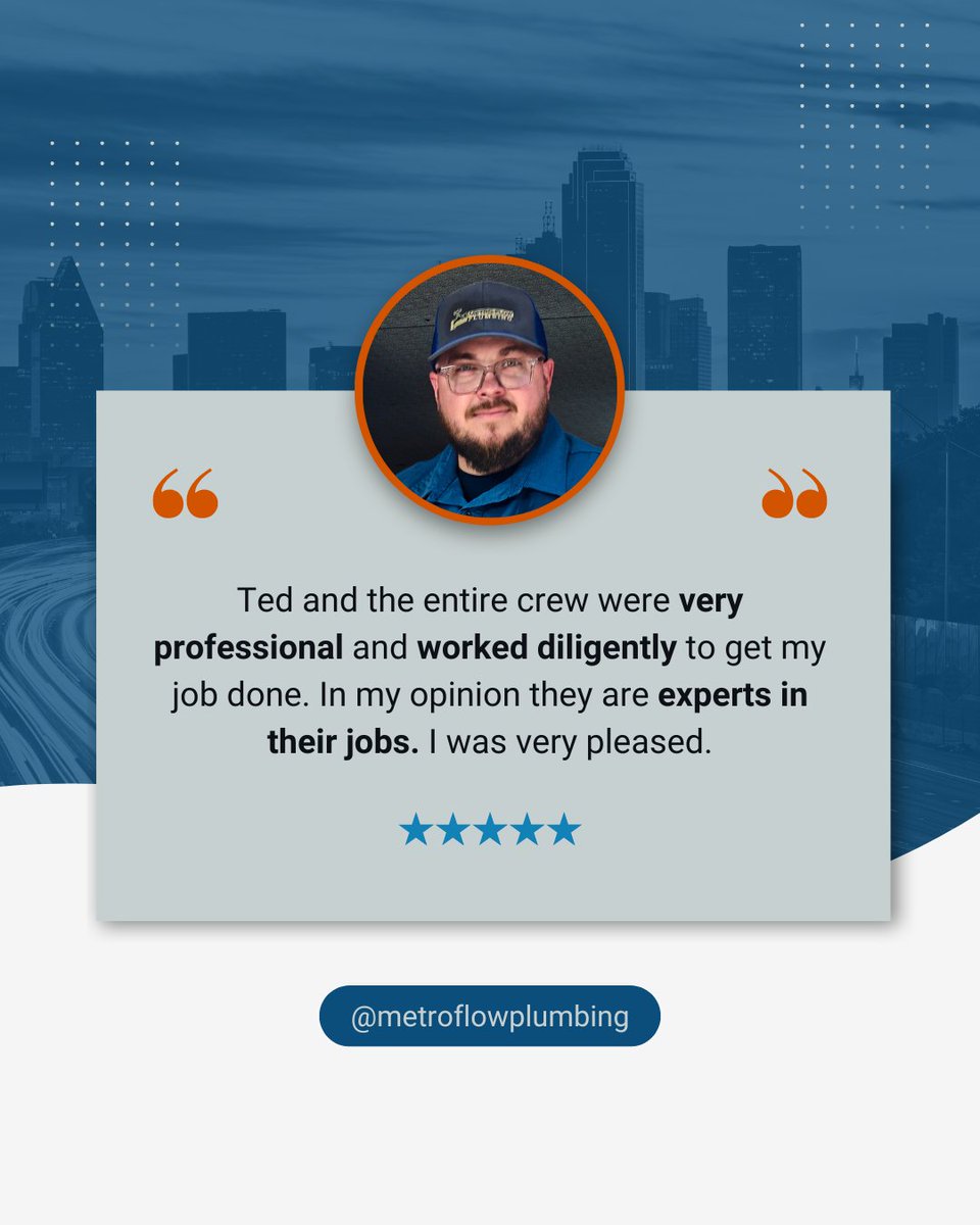 metroflowplumb's tweet photo. Another job well done by Ted &amp; the crew!🙌 

We are proud to have such skilled pros representing #MetroFlowPlumbing every day. 

Got a plumbing problem? Give us a call!

☎️214-214-4718💻https://t.co/Zfhzy3XVNv⏰24/7

#DallasPlumber #ExpertService #PlumbingPros #DallasTX https://t.co/gNF6jDNCY5