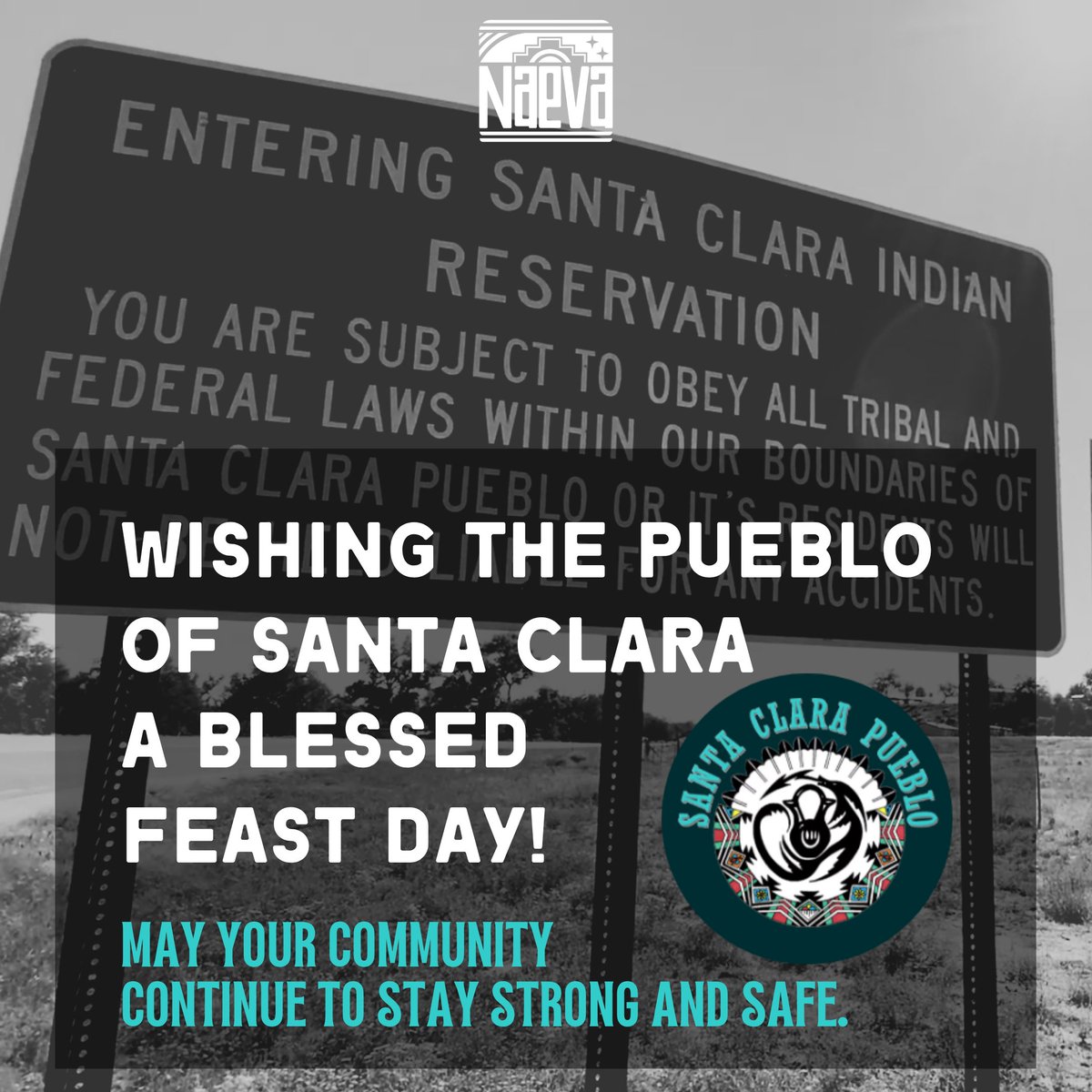Happy Santa Clara Feast Day!  We would like to wish our relatives at the Pueblo of Santa Clara a blessed Feast Day.  💛 We hope you enjoy this day and that it brings healing to the community and all visitors. 🙏🏽
 
❗️We ask all visitors to enjoy the blessings respectfully and