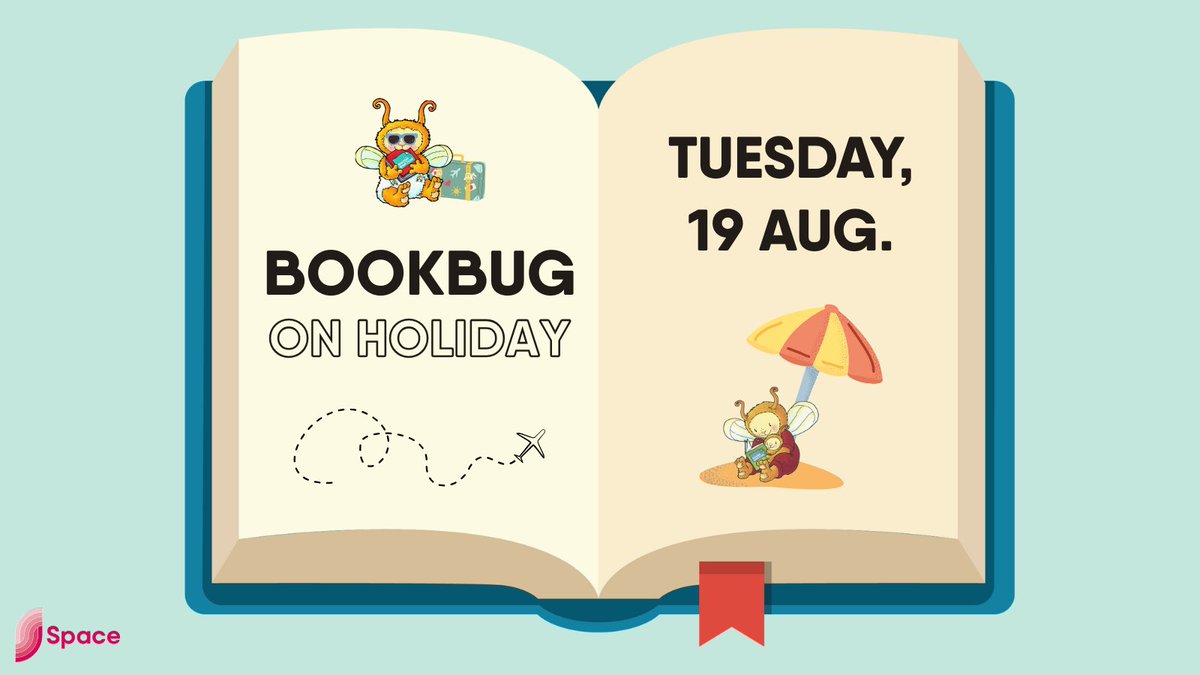 SpaceBroomhouse's tweet image. Reminder: @SpaceBroomhouse's resident #Bookbug is taking a wee holiday this summer.
Regular Tuesday programme closed@: 19 Aug.
Please note: Bookbug operates as normal over break. Siblings are welcome to join the booktastic fun during the school holiday.
@scottishbktrust