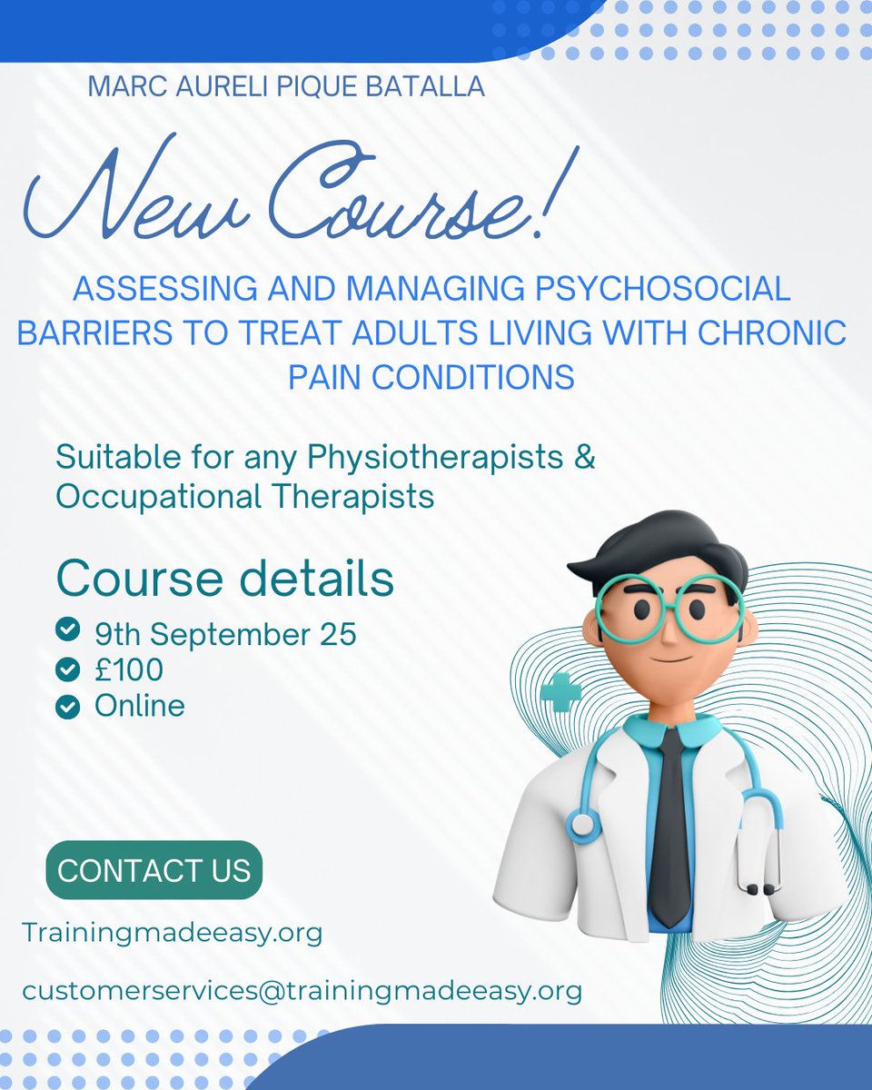 NEW COURSE!

Now available with Marc Aureli Pique Batalla.

Book here;
trainingmadeeasy.org/book-here/ola/…