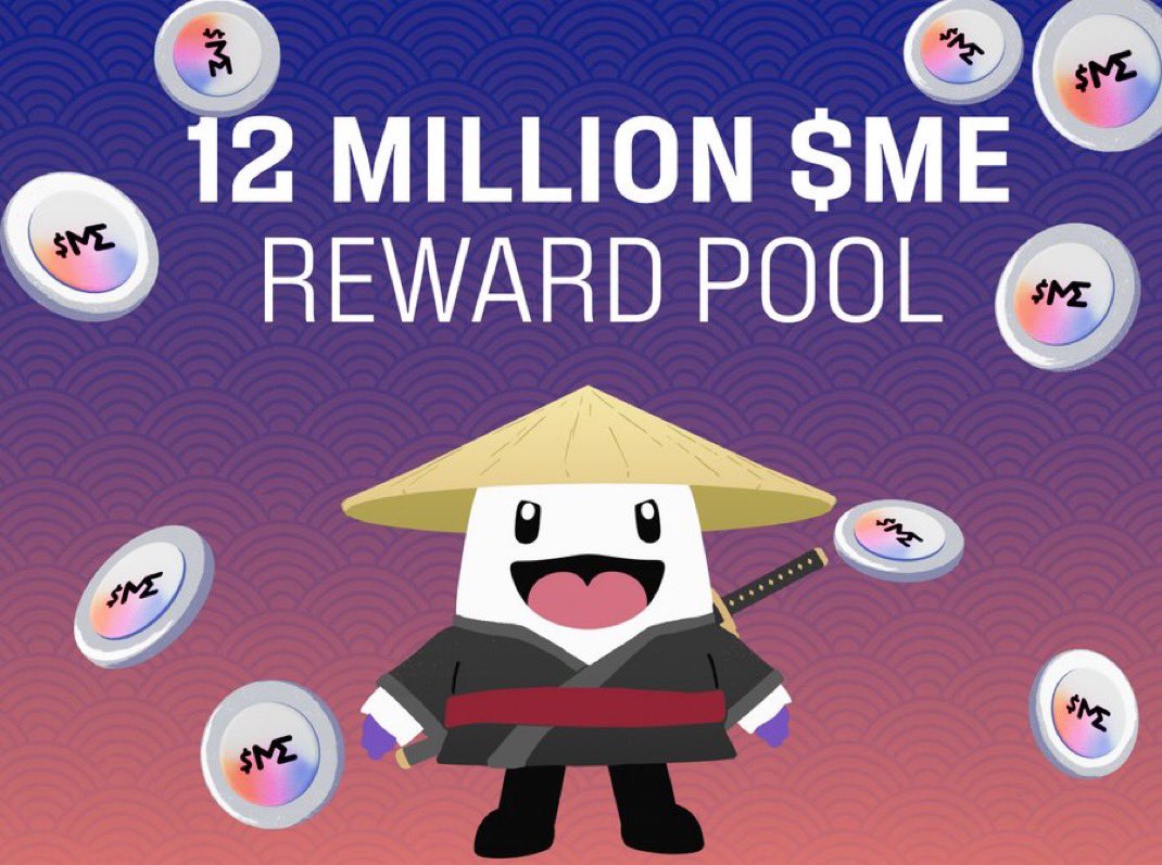 In case you missed it..

12,000,000 $ME is the reward pool for S3.

We are tracking all volume since August 1st and this will be reflected in the leaderboard in 3 days. 

What’s stopping you staking some $ME and getting involved?!

Let us know in the comments👇