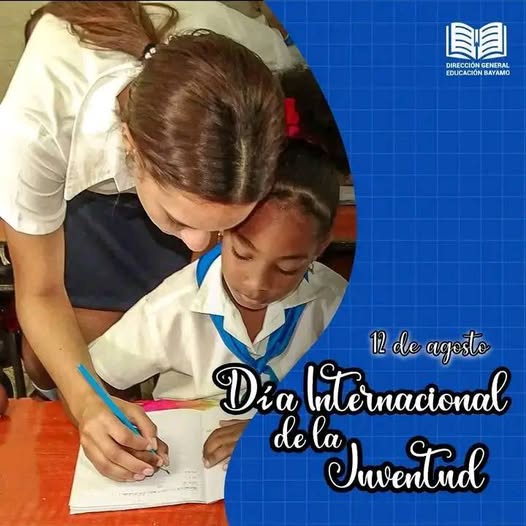 AMPPSibanicu's tweet photo. Cada  12 de agosto,  se celebra el Día Internacional de la Juventud, razón  vigorosa no solo para revelar sus valores,  sobre todo en estos momentos que más recaba la Patria de su abrazo.#UnidosXCuba #100AñosConFidel #FidelPorSiempre https://t.co/XBnZgvjZH5