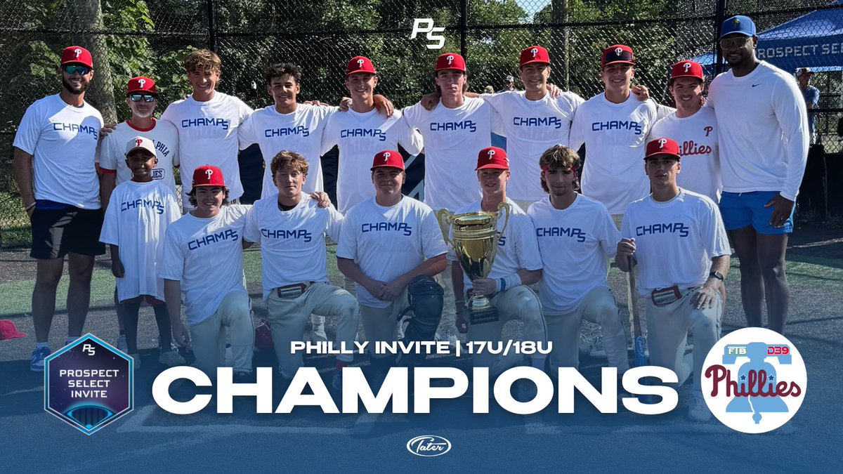 Prospect Select (@psbaseballinc) on Twitter photo Philly Invite 17U/18U Champions | FTB Phillies Scout DB9 2026 🏆
<a href="/FTB_PhilliesDB9/">FTB Phillies Scout DB9 2026</a> x #TheBestPlayHere Philly Invite 17U/18U Champions | FTB Phillies Scout DB9 2026 🏆
<a href="/FTB_PhilliesDB9/">FTB Phillies Scout DB9 2026</a> x #TheBestPlayHere