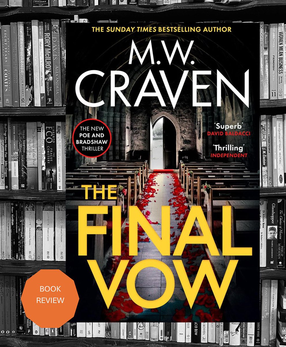 dds_book_reviews ๐๐บ๐ฆ (@debsbookreviews) on Twitter photo ๐The Final Vow by <a href="/MWCravenUK/">M.W. Craven</a> ๐
Frenetic pace. Twists aplenty. Action with a capital A. A brilliant book & long may this series continue.
Review tinyurl.com/cuknc4bz
#BookTwitter #NewRelease ๐The Final Vow by <a href="/MWCravenUK/">M.W. Craven</a> ๐
Frenetic pace. Twists aplenty. Action with a capital A. A brilliant book & long may this series continue.
Review tinyurl.com/cuknc4bz
#BookTwitter #NewRelease