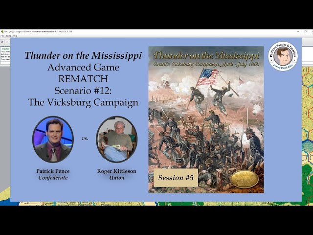 The heavy rains fall upon the massed armies of Union and Confederates.  With disaster looming for Pemberton, the poor weather provides a brief respite.

Join us for Session 5 of The Vicksburg Campaign rematch!

#GCACW <a href="/MultiManPub/">Multi-Man Publishing</a> #wargaming 
youtu.be/g8JHcPq3ctg