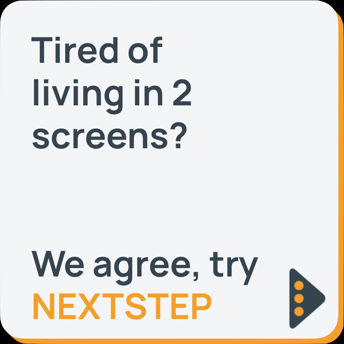 NextStep_x's tweet image. We couldn&apos;t agree more! 

Who actually likes training out of two screens? Try us out and you won&apos;t go back!

nextstepknowledge.com 

#embeddedtraining #userexperience #knowledgemanagement