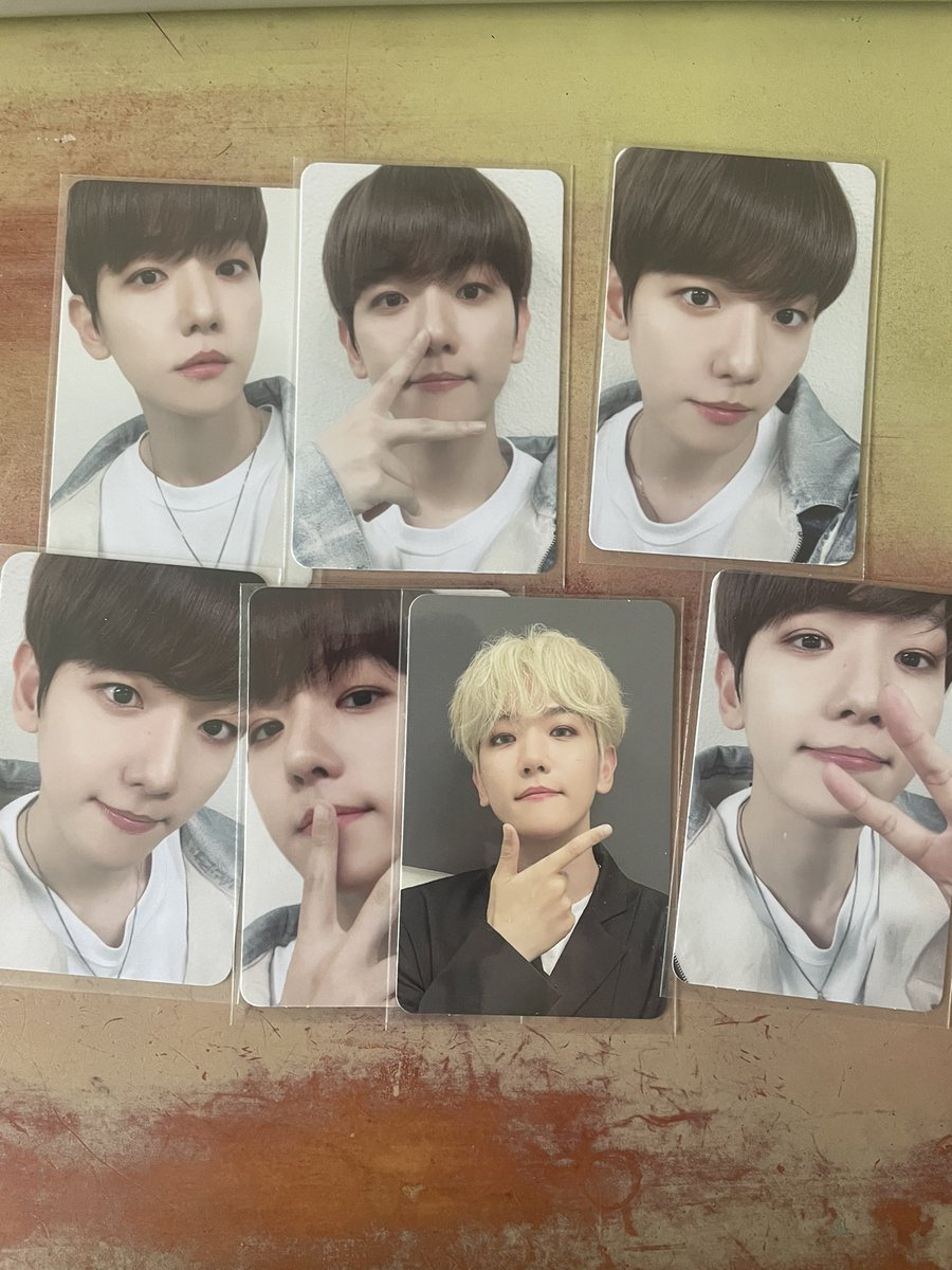 0408light's tweet photo. 백현 터래기 포카 양도

2.0

wts want to sell baekhyun bh popup teolaegi pc photocard 

2.0 for a set https://t.co/q4snvf5RRv