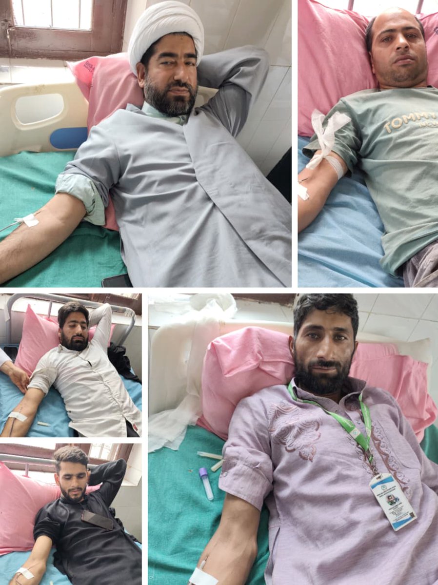 AnjumanBlood's tweet photo. @ShianSharie's Student wing Babul ilm Youth Society Organized Blood Donation Camp at Nowgam Sonawari under the Patronage of @MosaviAga President j&amp;k Anjuman-E-Sharie Shian.
87 pints of Blood Collected 
 Alhamdulillah 

@agamujtaba
@agasyedmuntazir 
@AnjumanBlood 
@BloodDonorsIn https://t.co/nM2fY662J6