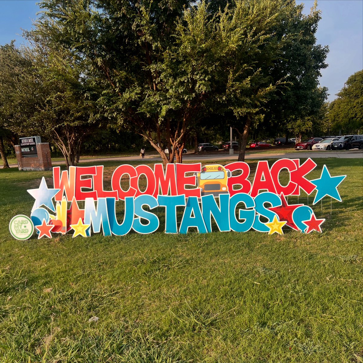📸 We want to see your First Day of School smiles! Share your pictures in the comments so we can celebrate together! 🎒✨

A big THANK YOU to our amazing sponsor, Card My Yard McKinney, for helping us kick off the school year in style! ❤️