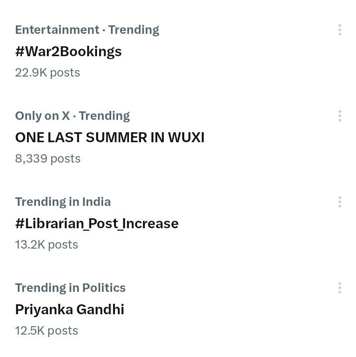 13.5 k 
Post पर ही ट्रेंड में आ गया हैं 
अब हिम्मत मत हरना 
करते रहो

#Librarian_Post_Increase
