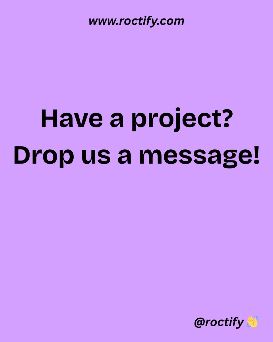 ✨ New Look, Same Mission ✨
Our website just got a full makeover! 🚀
Fresh design, clearer services, and everything you need to know about how we help businesses grow — all in one place.

🔍 Check it out → roctify.com
So… what do you think of the new design? 👀