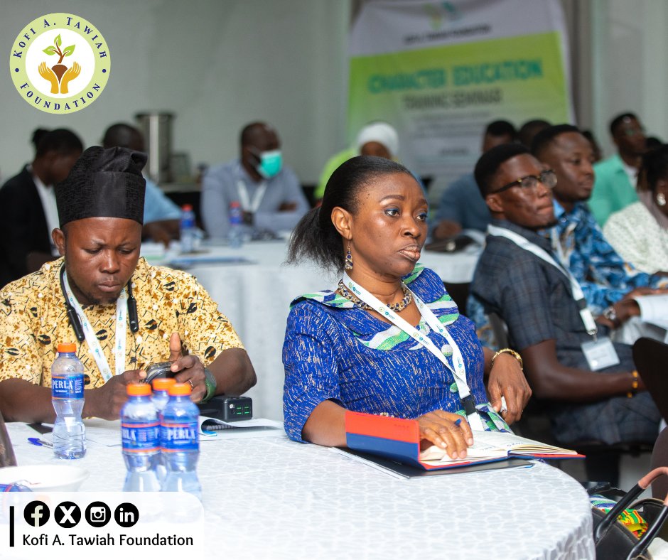 KofiATawiahfdn's tweet photo. Welcome to Day 2 of the Character Education Training Seminar! 
Today, we will explore essential concepts in character education, including building character through praise and recognition, implementing Character-Based Correction among other topics.
#CharacterFirstEducation https://t.co/lk7FXSMum4