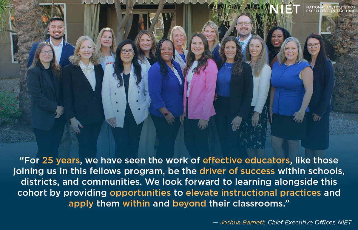 National Institute for Excellence in Teaching tweet media