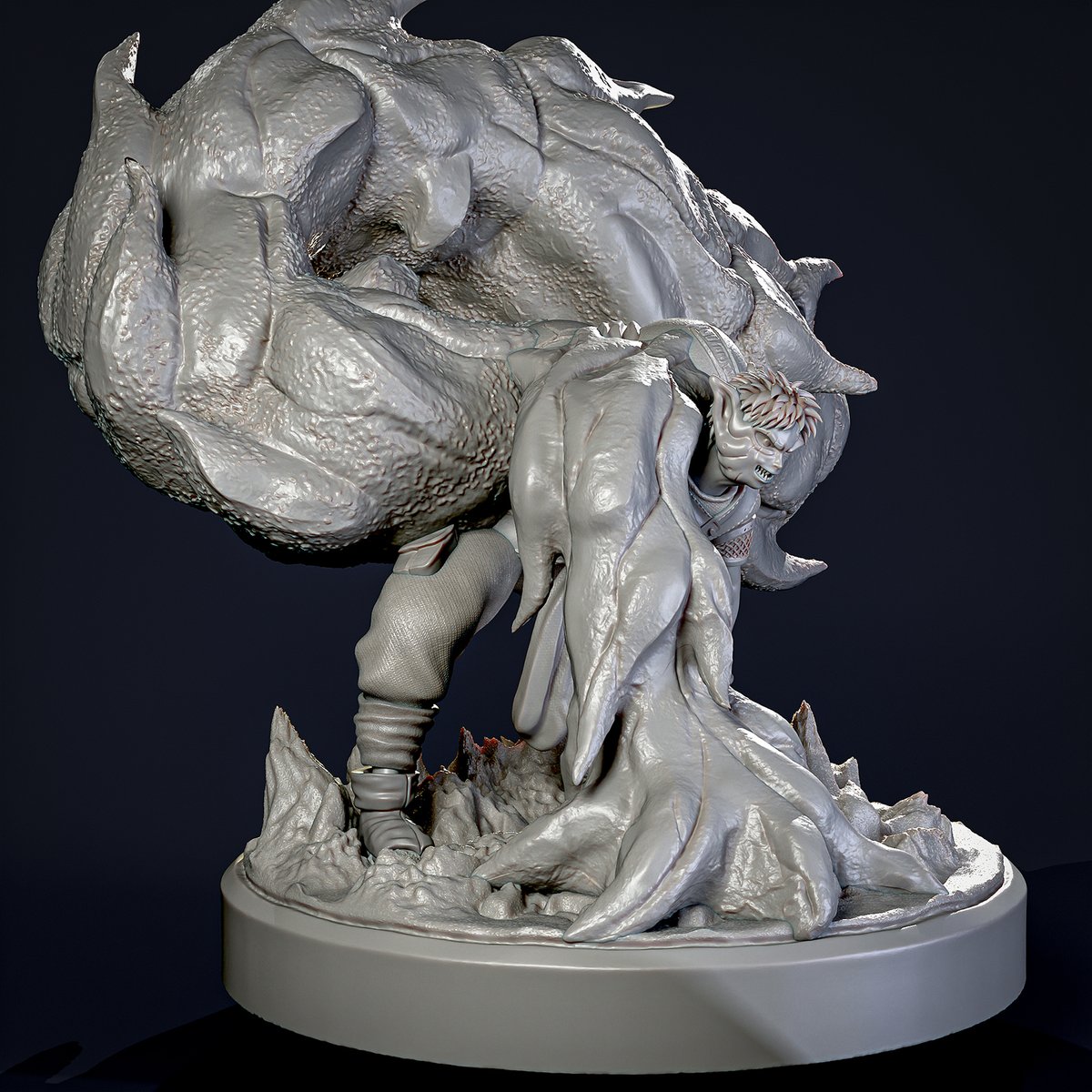 the3ddwarf's tweet photo. Gaara model I did recently. Model available on the Patreon page, ready to print!
#naruto #gaara #3dprint #zbrush #minipaint #3dcollectible #3danime https://t.co/OtDhz81Zhz