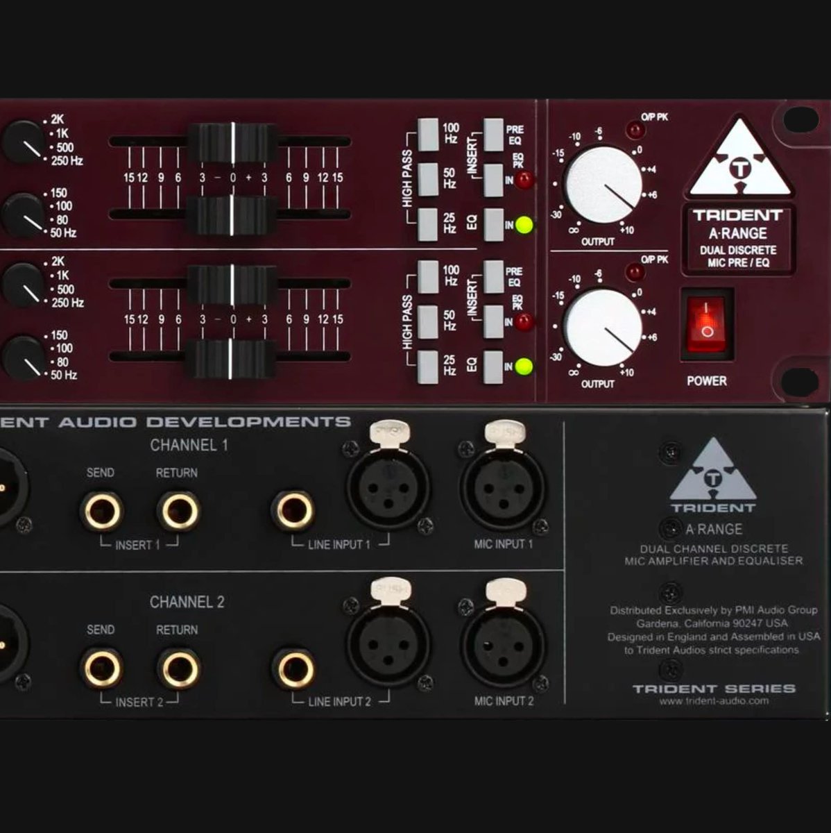 Distilling the A-Range console into a rackable dual channel strip was no small task. 

The work was worth it and now if you have 2RU open, you have room for the legendary Trident Sound. What will you #TrackOnTrident?

Explore ▶️ bit.ly/3XdXMRT