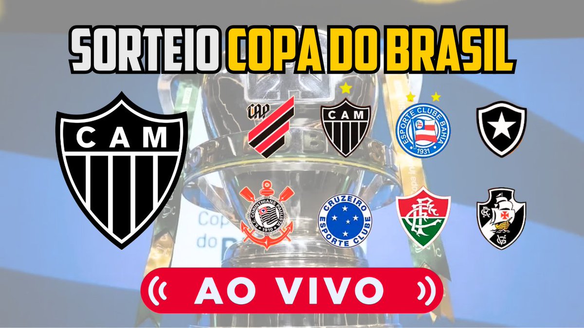 🚨 SORTEIO DA COPA DO BRASIL AO VIVO 🎥 COM IMAGENS

LINK: youtube.com/watch?v=jQTJ-Z…