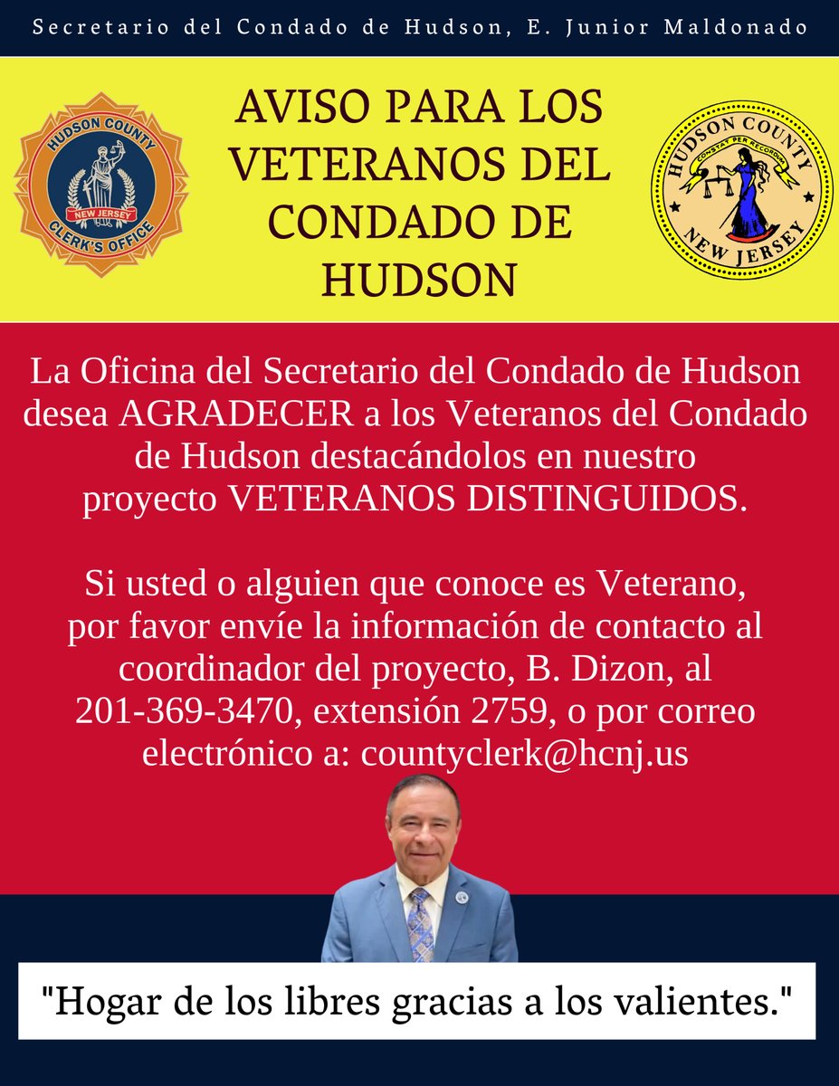 E. Junior Maldonado (@countyclerkhc) on Twitter photo 