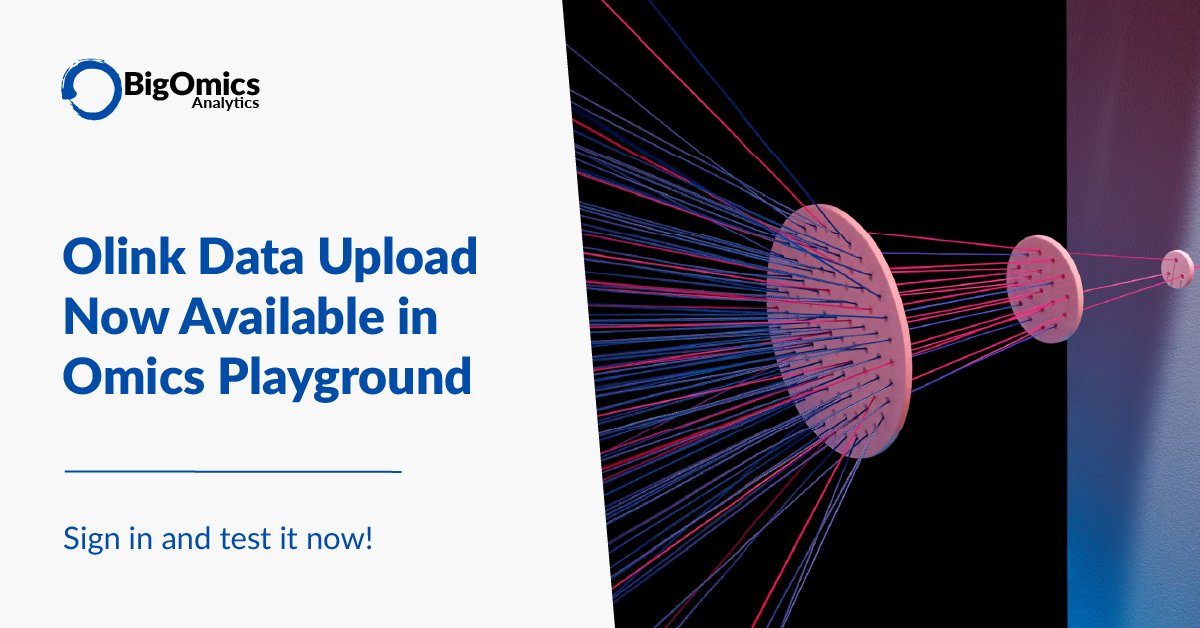 bigomics's tweet image. Ready for a simplified Olink data upload?🚀

We’re excited to announce that our Omics Playground platform now supports direct uploads of @Olink NPX proteomics data: no more splitting files or aligning samples manually.

Try OP now at eu1.hubs.ly/H0mjbty0.

#proteomics #Olink