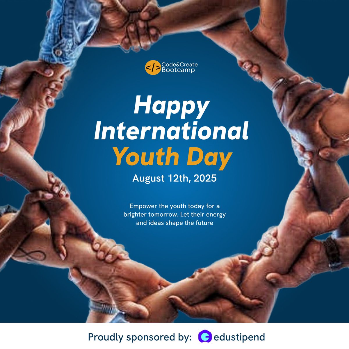 codecreatehq's tweet image. Happy International Youth Day! 🎉

Today, we celebrate the creativity, resilience, and brilliance of young minds shaping our world. 💪

#InternationalYouthDay #CodeAndCreate #YouthPower #DigitalSkills #TechForGood