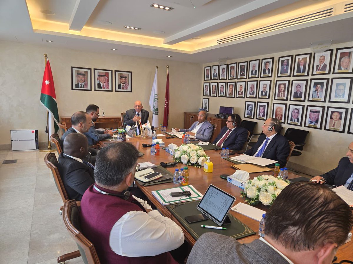 KiritkrJPatel's tweet photo. Today, I was invited to the Board Meeting of Jordan Phosphate Mining Company (JPMC) at its office in Amman, Jordan, Chaired by Dr. Mohammad K. Thneibat, Chairman, JPMC & JIFCO. This was my maiden presence with JPMC Board after assuming charge as Managing Director, IFFCO.  The JPMC board also bid farewell and thanked  Dr. U. S. Awasthi, Former MD, IFFCO.