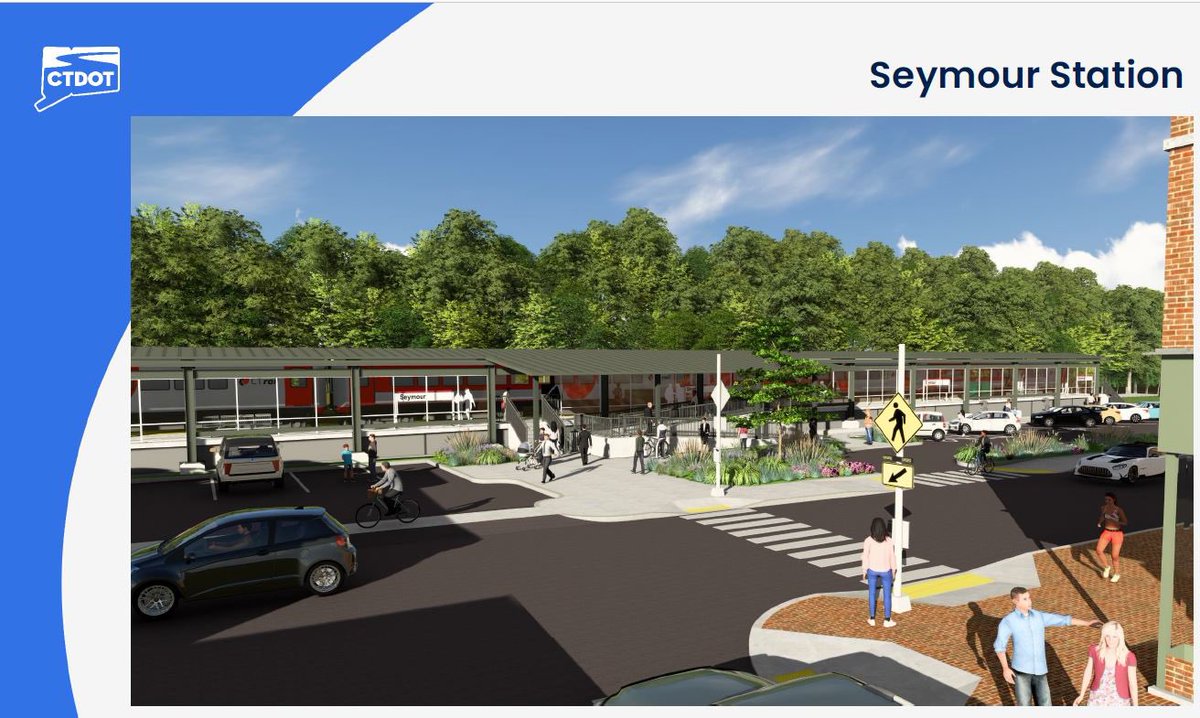 More Waterbury branch rail platform upgrades. Here’s a look at the upcoming Seymour station upgrade.