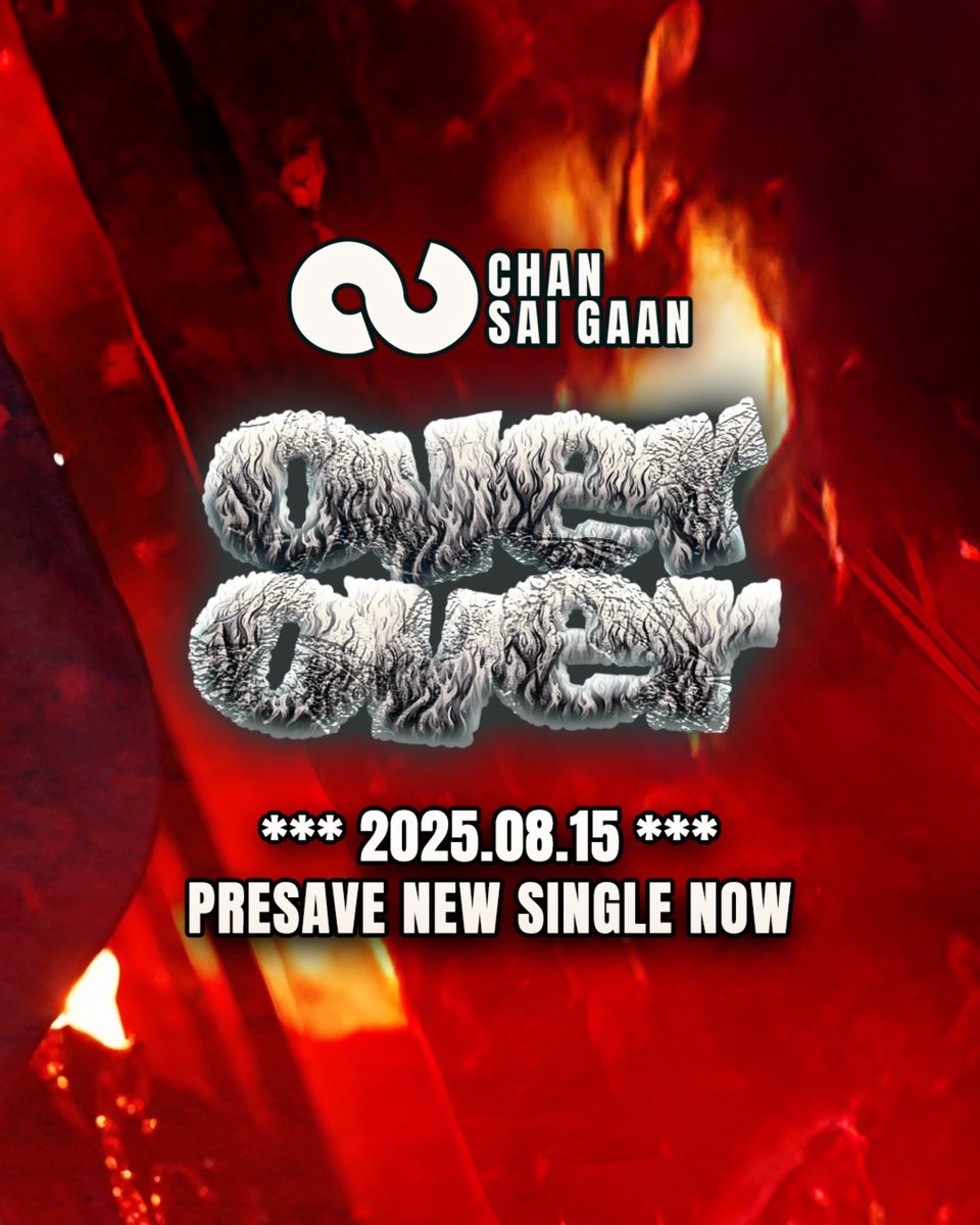 chansaigaan's tweet photo. 💥overover💥 invites listeners to scream out their frustrations

// 2025.08.15💥presave single “overover” //
https://t.co/edpM01NMHG

// 2025.08.22🔥 presave the remixes “overover” //
https://t.co/IfKIvd0LEM

#chansaigaan #overover #theremixes #newsong #newmusic #kpop https://t.co/9iSM6uRdDn