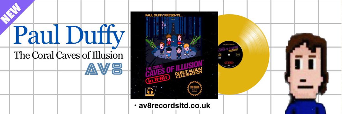 COMING SOON Pac-Man Yellow limited edition of Coral Caves of Illusion 😎👾<a href="/aviatormusicuk/">AV8 Records Ltd #MDANT</a> <a href="/thecoralband/">The Coral</a>