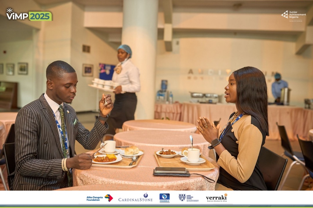 JANigeria's tweet photo. Starting the day the ViMP way; good food, sharp minds, and big dreams on the menu.

Tag who you know in any of the pictures. It is the last frame for us🔥

#ViMP2025 #JANigeria #JAN #Entrepreneurship #Innovation #Leadership #SocietalTransformation #ViMPAlumni https://t.co/w0GKTDbKqG